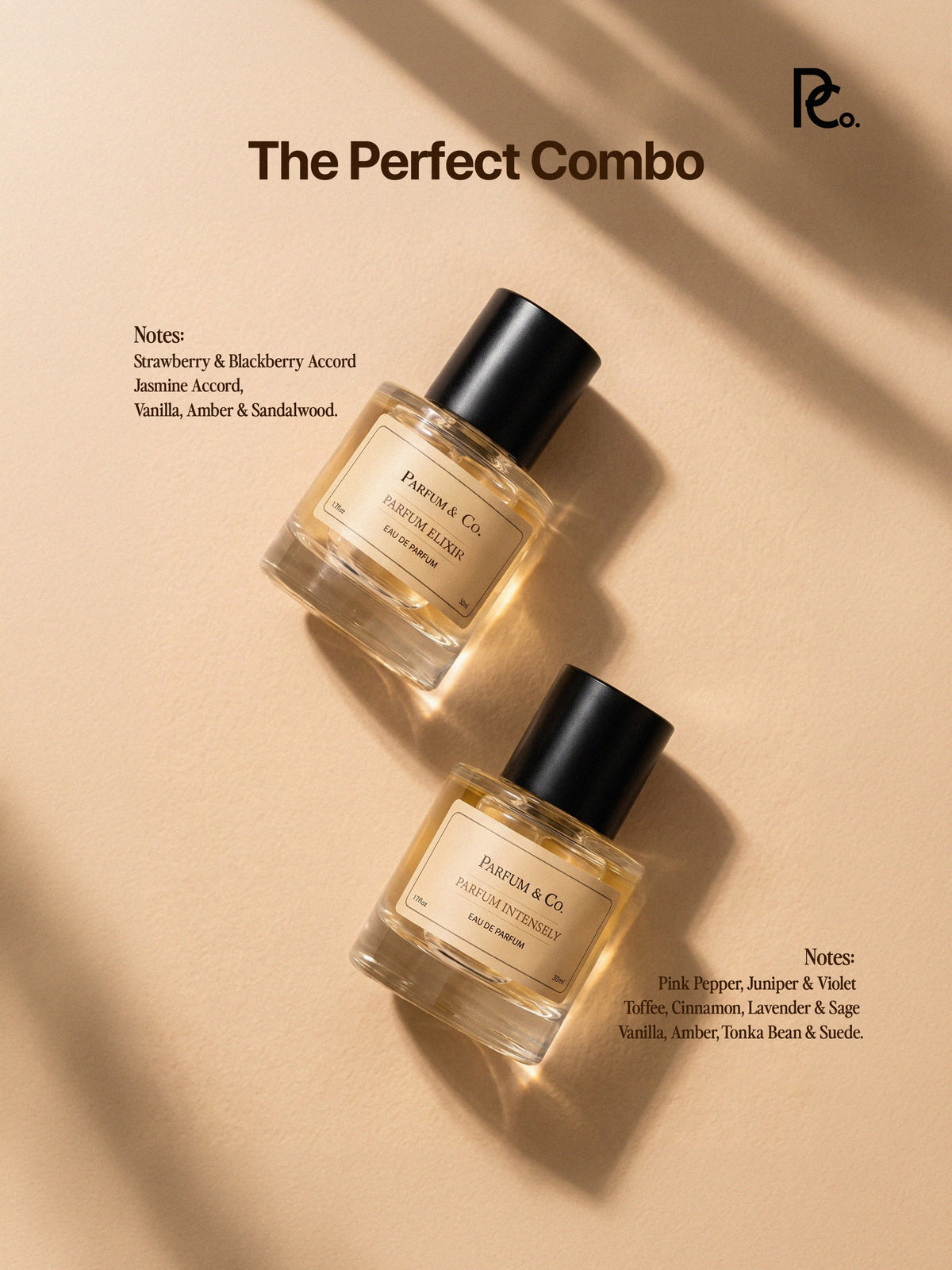 Parfum & co combo – Parfum intensely  & Parfum elixir